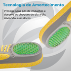 Palmilha Ortopédica Walkomfy© | Suporte e Ajuste Personalizado