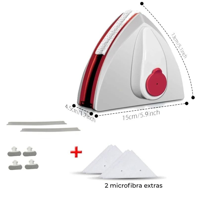 GlassMag™ | Tecnologia Magnética para Limpar Janelas Altas sem Esforço