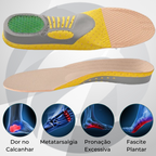 Palmilha Ortopédica Walkomfy© | Suporte e Ajuste Personalizado