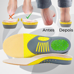 Palmilha Ortopédica Walkomfy© | Suporte e Ajuste Personalizado