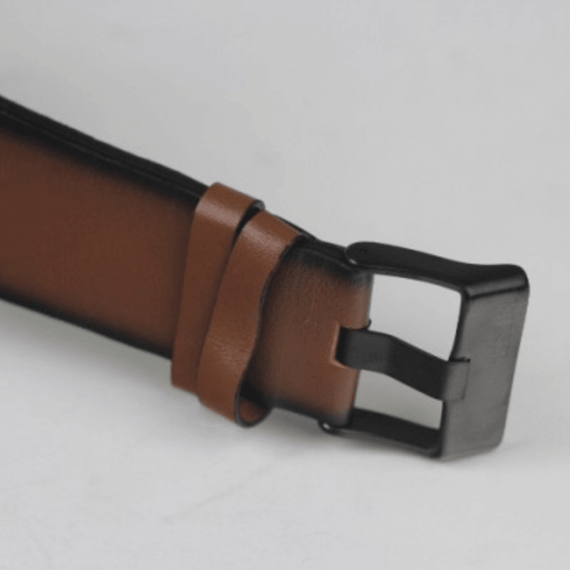 Steel Watch© | À Prova D'Água com Pulseira de Couro Premium