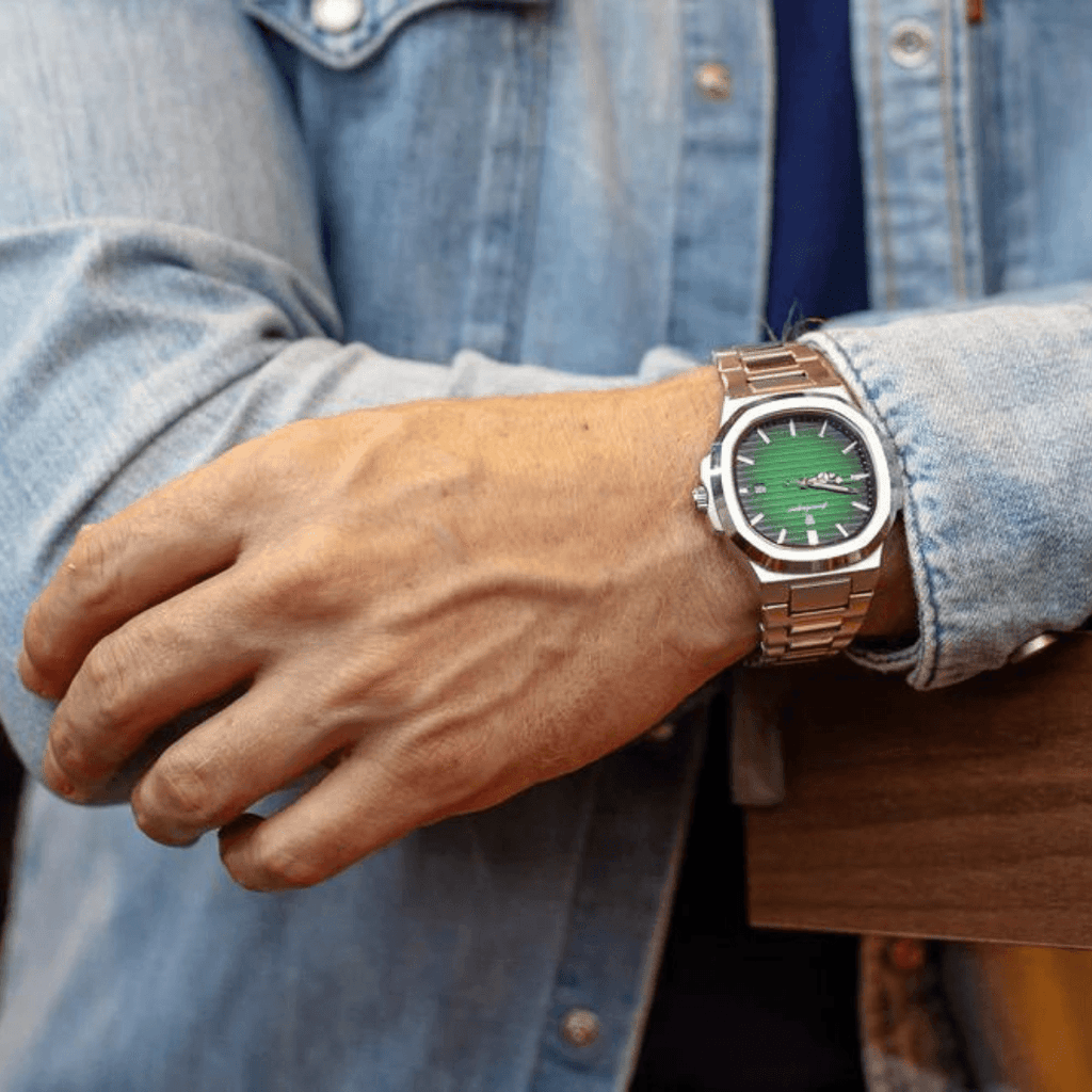 Relógio Atlântis 40mm | Pulseira Ajustável e Caixa Exclusiva