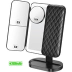 Trifold© | Espelho Inteligente com LED e Zoom Reclinável