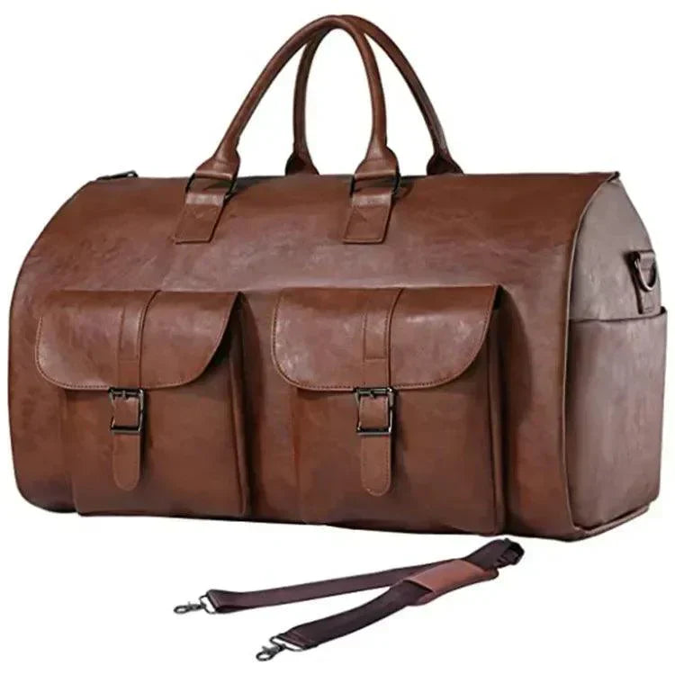 Garment Duffle – Bolsa Multifuncional em Couro Premium